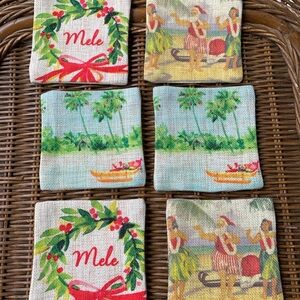 SoHo Living Christmas Coasters